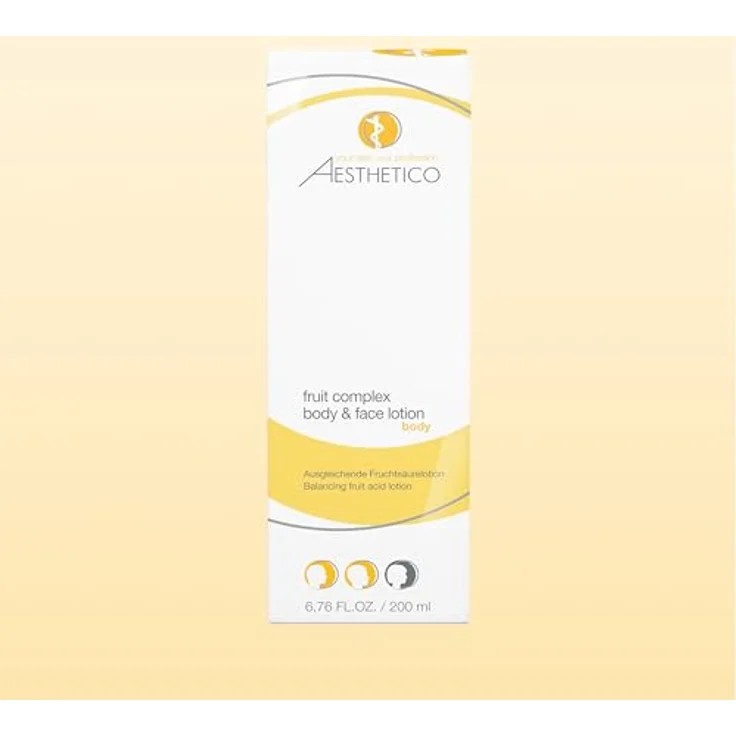 Aesthetico Fruit Complex Body & Face Lotion, 200 ml Intensivpflege – Bild 4