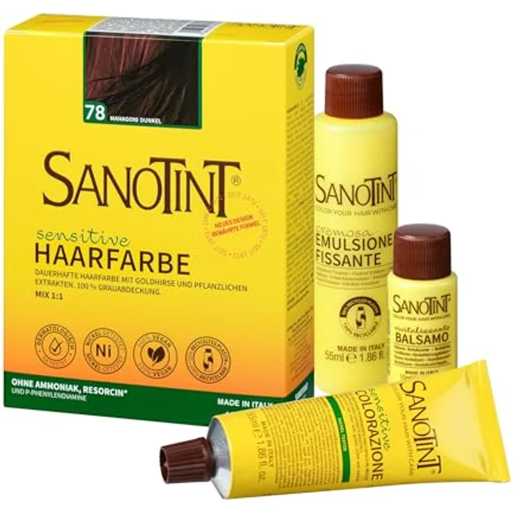Firstorganicbaby Sanotint Hair color No. 78 light Mahogany Dark, 125ml – Bild 2