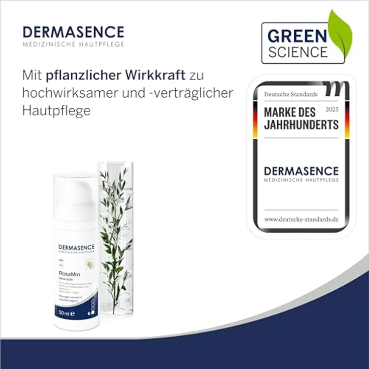 DERMASENCE RosaMin Emulsion, 50 ml – Beruhigende Gesichtscreme für empfindliche Haut & Rosacea, parfümfrei, vegan, feuchtigkeitsspendend – Bild 2