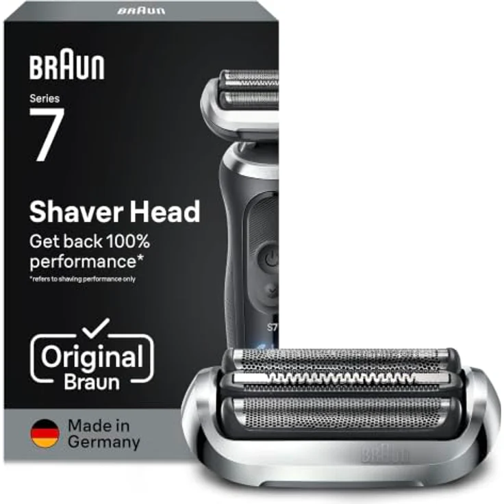 Braun Zubehör Combipack 74S, Scherkopf mit 360° SkinFlex-Kopf und 3 flexiblen Klingen, kompatibel mit Series 7 Generationen 70, 71, 72 – Bild 1