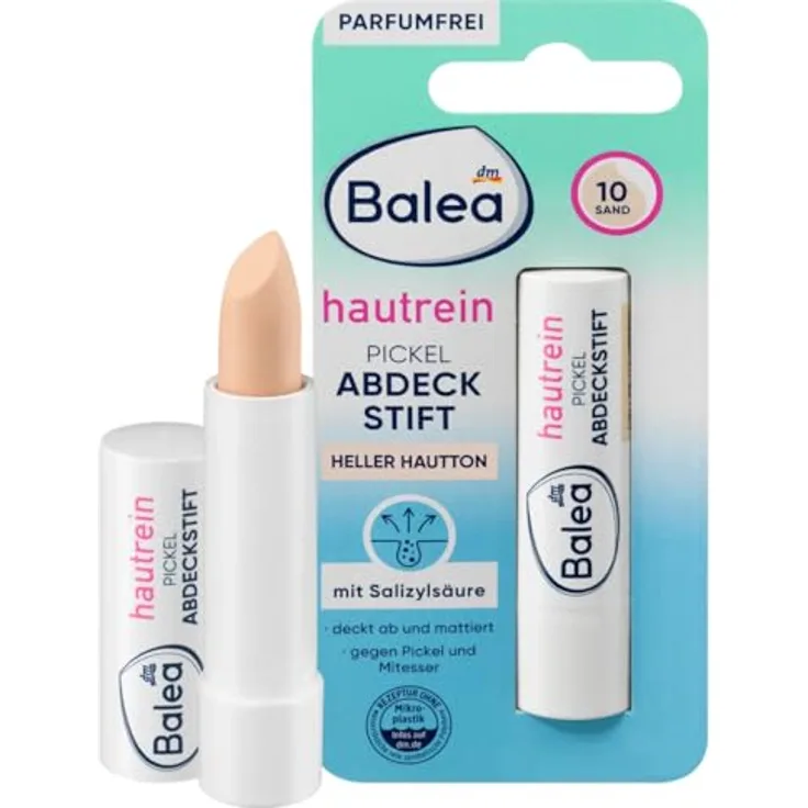 Balea Soft & Clear Abdeckstift, Concealer in Farbe 10, 4,5 g