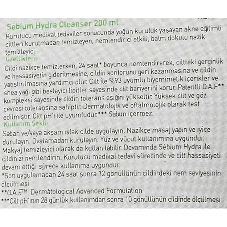 Bioderma Sebium beruhigender Waschbalsam, 200 ml – Bild 3