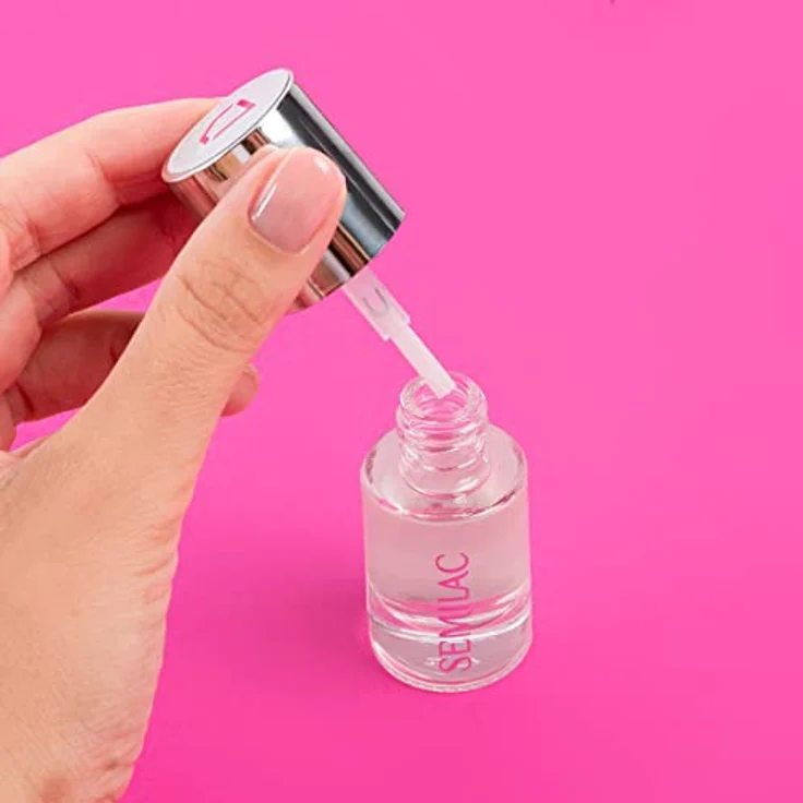 Semilac Primer Acid Free UV LED Nagellack Gel Nägel Maniküre Gellack Gel Polish 7 ml Schützt die Nägel vor Verletzungen – Bild 2
