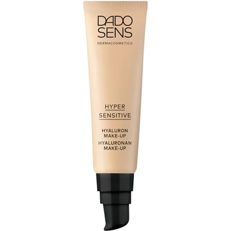 DADO SENS HYPERSENSITIVE HYALURON MAKE-UP beige 30ml - für Empfindliche Haut, für einen Natürlichen und Ebenmäßigen Teint, Mittlere Deckkraft, Stärkt die Hautbarriere und beruhigt, Vegan – Bild 2