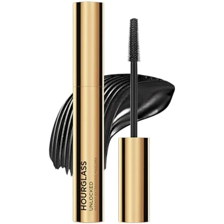HOURGLASS Unlocked Instant Extensions Mascara, tiefschwarz, 10 g mit Lash-Extensions-Effekt
