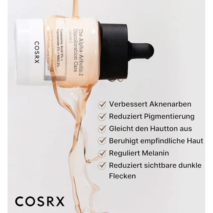 Cosrx The Alpha-Arbutin 2 Discoloration Care Serum, 50ml - Skin-Glow Serum zur Reduzierung von dunklen Flecken und Hyperpigmentierung – Bild 4
