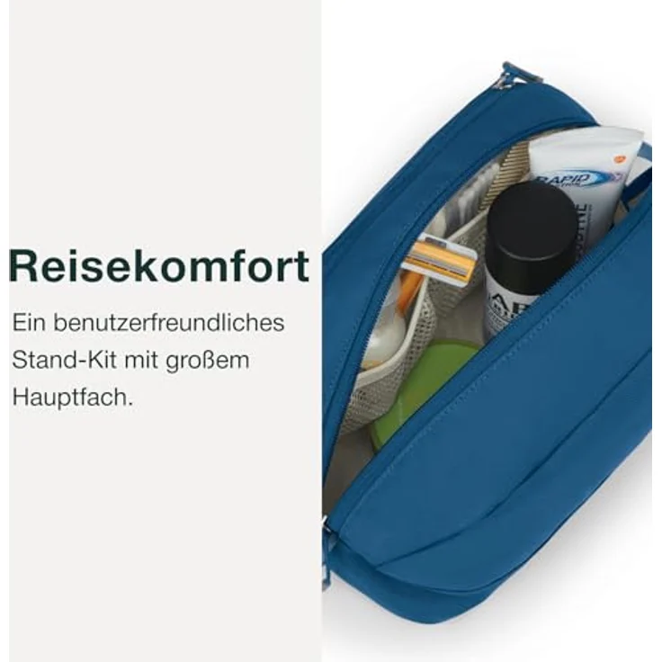 Osprey Daylite Kulturbeutel, 26 cm, oliv, 100% Polyester, kompakte Reisegröße – Bild 3