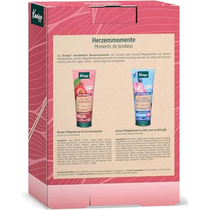 Kneipp Geschenkset Herzensmomente - Aroma-Pflegeduschen 2 x 200ml, feuchtigkeitsspendend, ohne Mikroplastik - ideal für Verwöhnmomente – Bild 2