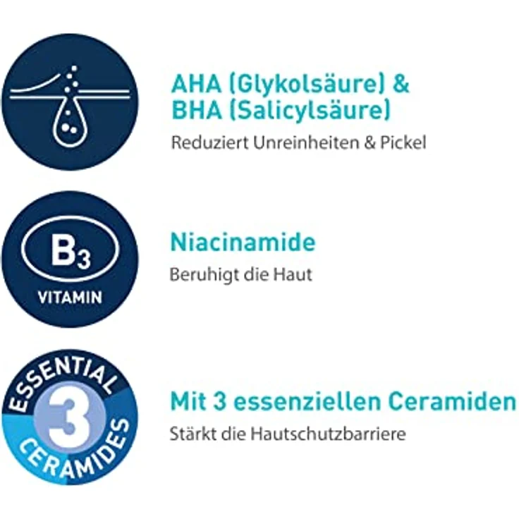 CeraVe Anti-Unreinheiten Gel für das Gesicht, Gesichtspflege gegen Unreinheiten und Pickel, Für fettige und zu Akne neigender Haut, Mit klärender Salizylsäure, 1 x 40 ml – Bild 4