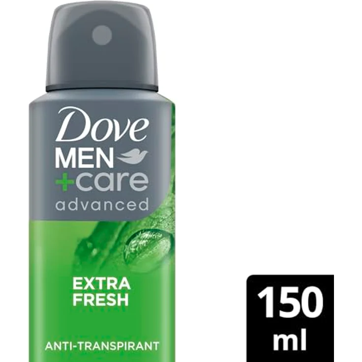 Dove Men+Care Advanced Anti Transpirant Spray Extra Fresh, 72 Stunden Schutz gegen Körpergeruch und Achselnässe, 150 ml, PETA-vegan – Bild 3