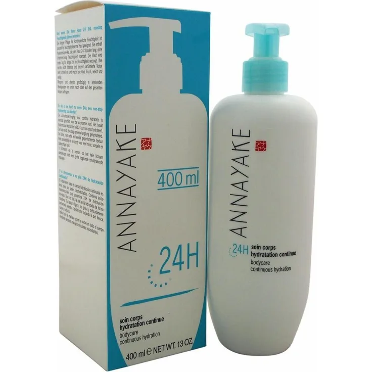 Annayake Bodylotion 24H Hydration, feuchtigkeitsspendende Körpercreme, 400 ml, für alle Hauttypen