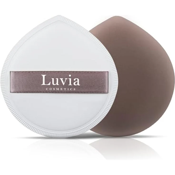 Luvia Cosmetics Makeup Puff Set Elegance – The Puffys, 2 Kosmetikschwämme im Set für flüssige Texturen in coffee – Bild 1