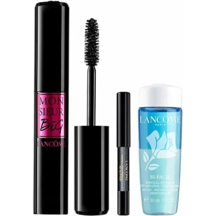 Lancôme Monsieur Big Geschenkset, Mascara mit XXL-Volumen, Liquid & Gel Eyeliner, Augen Make-up Entferner 30 ml – Bild 4