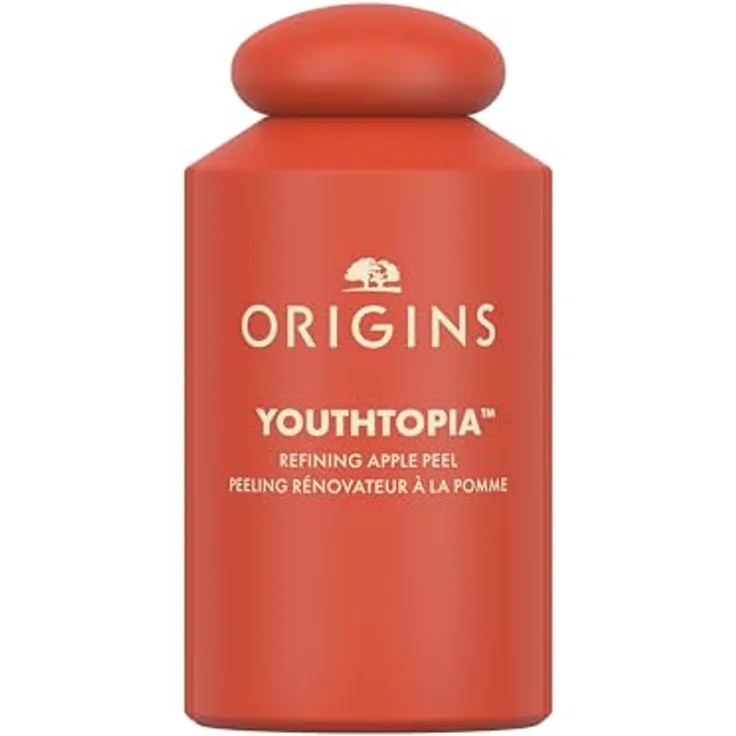 Origins Youthtopia Refining Apple Peel, Glättendes Gesichtspeeling für Damen, vegan, 100 ml