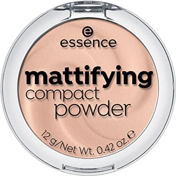 essence cosmetics mattifying compact powder, Puder, Nr. 11 pastel beige, nude, für Mischhaut, für trockene Haut, für unreine Haut, mattierend, matt, vegan, Nanopartikel frei (12g)