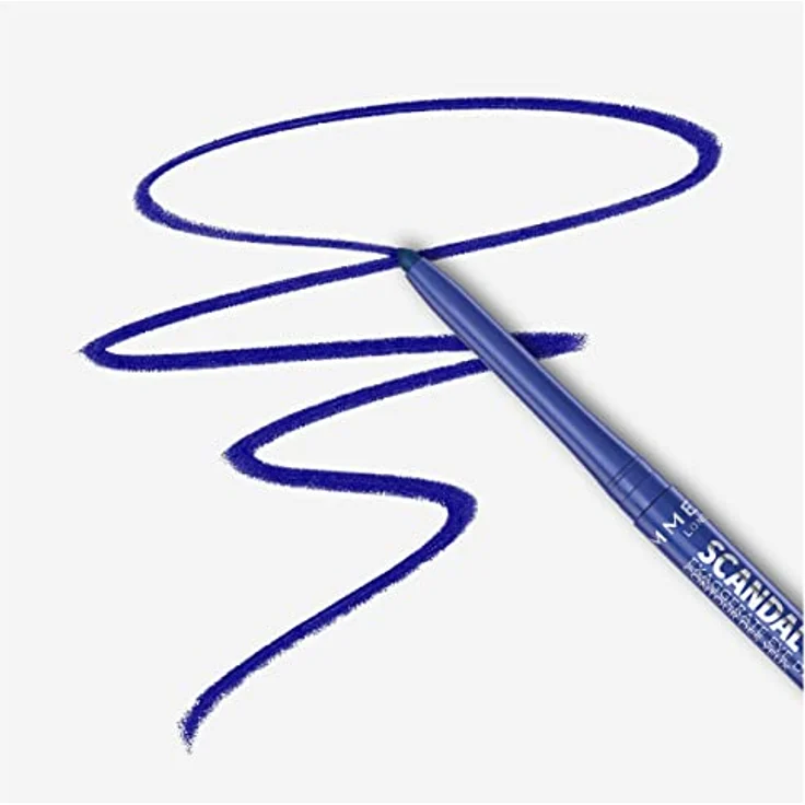 Rimmel ScandalEyes Exaggerate, automatischer Konturstift, wasserfest, Farbton 004 Cobalt Blue, 0,35 g – Bild 2