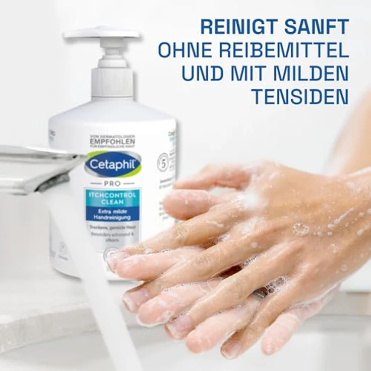 Cetaphil Cetaphil Pro Itch Control clean extra milde Handreinigung Seife 500 ml – Bild 3
