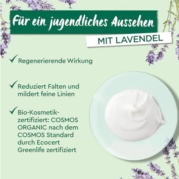 Garnier Bio Lavendel Gesichtscreme 50 ml mit pflegender Wirkung – Bild 2