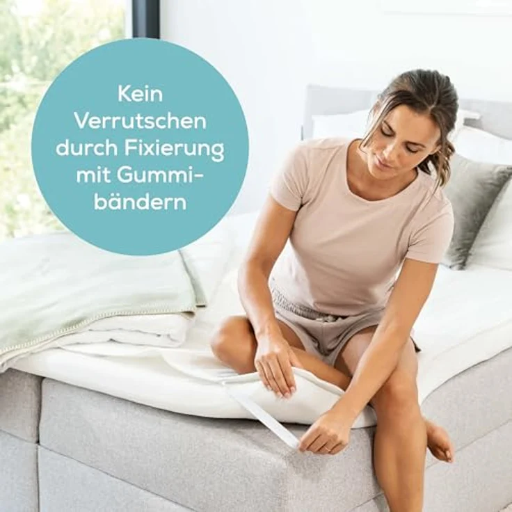 Sanitas SWB21 Wärmeunterbett, 150 x 180 cm, 55 - 65 W, Weiß – Bild 3
