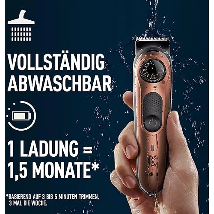 Braun Bartschneider Bartschneider King C. Gillette Elektrischer Bart Trimmer Pro, King C. Gillette Pro, – Bild 6