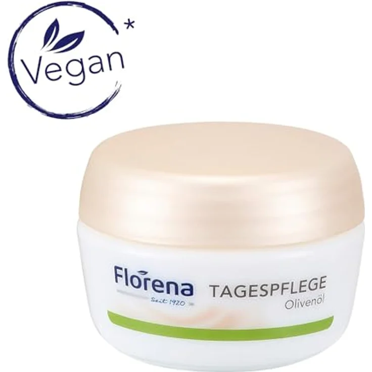 Florena Pflege Gesichtspflege Tagespflege Olivenöl 50 ml Tagespflege für Damen und Herren – Bild 3