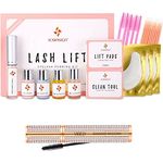 P-Beauty Cosmetic Accessories | Wimpernlifting Set Wimpernwelle Wimpernlaminierung Lash Lift Kit | Wimpernlifting Starter-Set | GRATIS 4D Volumen Mascara Carbon Schwarz 10 ML