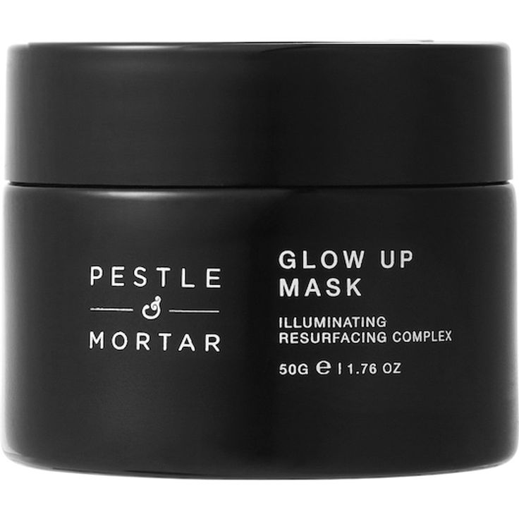 Pestle & Mortar Anti-Ageing Glow Up Mask, Gesichtsmasken für Damen mit Glykolsäure und Fruchtenzymen, 50 g