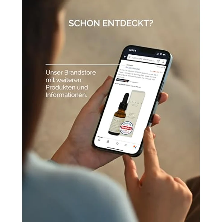 ALPINULIN Haar- & Kopfhautserum 50ml – Vegane Pflege mit Pflanzenextrakten, GHK-Cu & Alpenquellwasser gegen dünner werdendes Haar – Bild 7