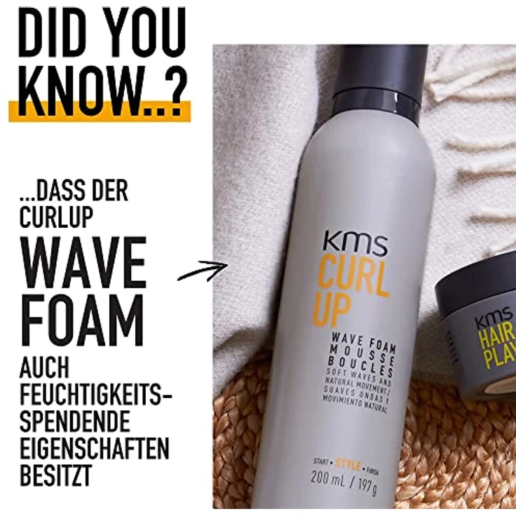 KMS California Curl Up Wave Foam, 1er Pack (1 x 200 ml) – Bild 6
