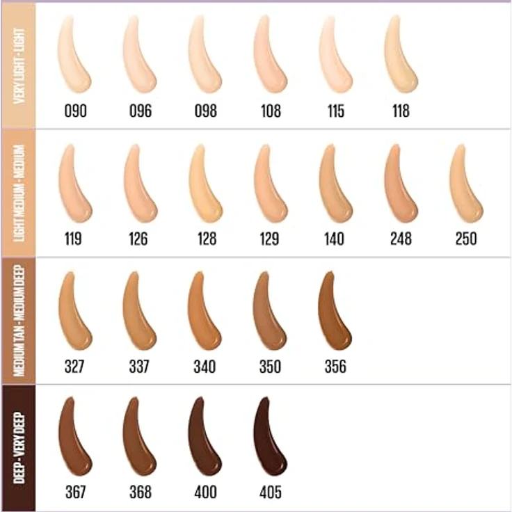 Maybelline Super Stay Lumi Matte Foundation, 35 ml, Farbe 248, luftige Textur mit lichtreflektierenden Partikeln für strahlenden Teint – Bild 8