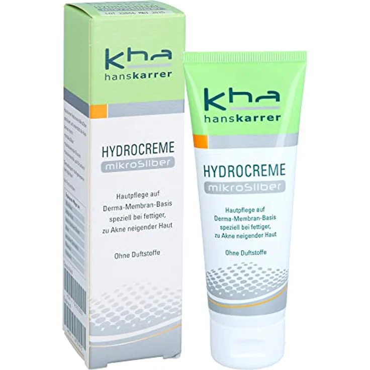 Hans Karrer Hydrocreme MikroSilber, Gesichtscreme mit antibakterieller Wirkung, 75ml – Bild 3