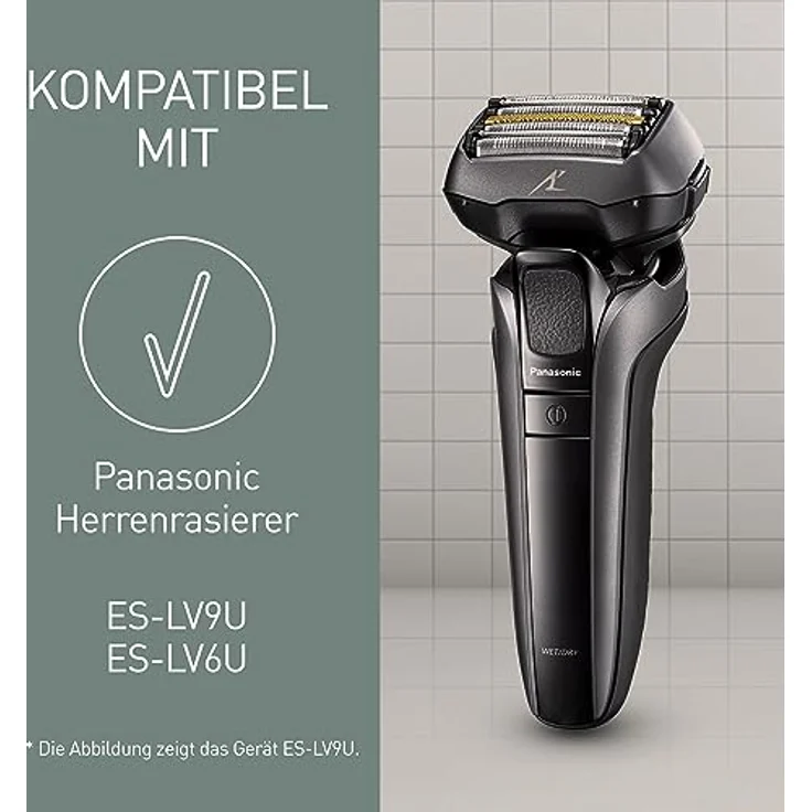 Panasonic WES 9040 Y1361 Combo Pack, Ersatz-Set mit Scherfolie und Klinge aus rostfreiem Edelstahl für ES-LV9U und ES-LV6U – Bild 4