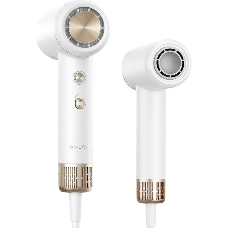 Anlan Anion High-Speed Haartrockner SE, 1600 W mit mehreren Wärme- und Geschwindigkeitsstufen, ergonomisches Design