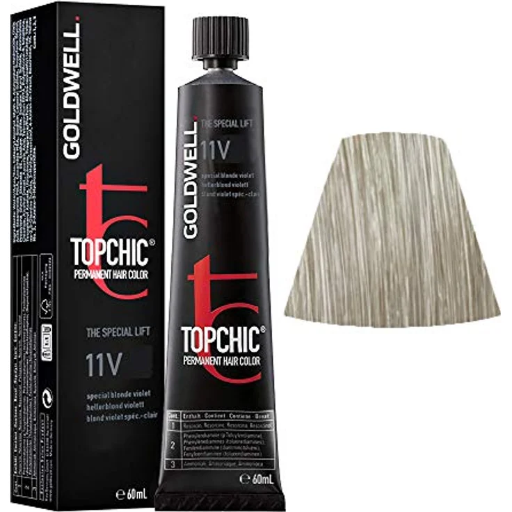 Goldwell Topchic Tube 11V, hellerblond-violett, 60 ml – Bild 2