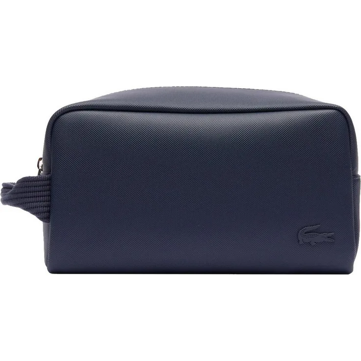 Lacoste Kulturbeutel Men's Classic - eleganter Kulturbeutel mit Reißverschluss und Krokodil-Logo, 25.5 cm