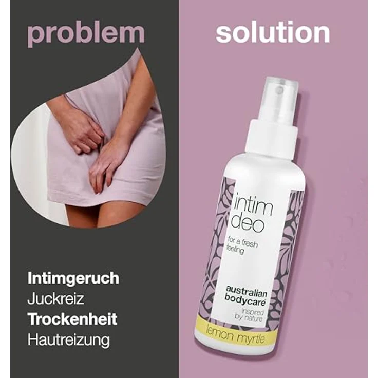 Australian Bodycare Tea Tree Oil Lemon Myrtle, Erfrischendes Deodorant für Intimpartien, 100 ml, vegan, langanhaltende Frische – Bild 2