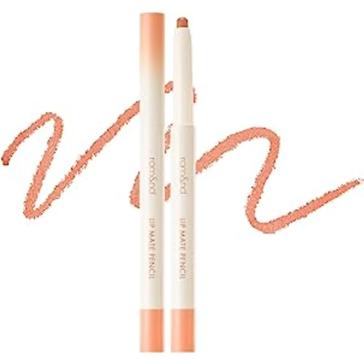 rom&nd Lippen-Mate-Stift 01 TENDERLY PEACH, Lippenkonturenstift mit wischfester Textur und natürlichem Verblenden, 13g – Bild 1