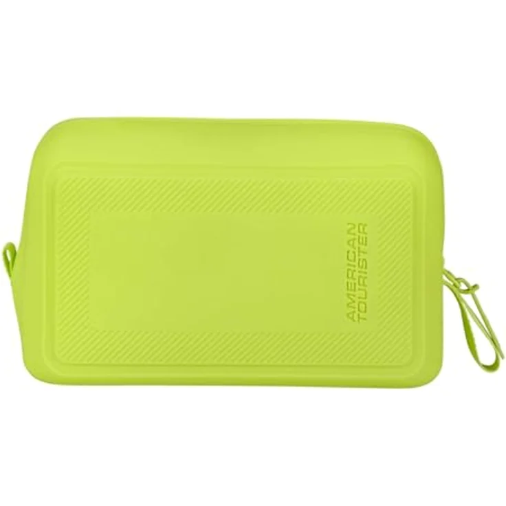 American Tourister URBAN GROOVE UG27 Washbag Pop, Kosmetiktasche aus hochwertigem Silikon, grün, 4,5 l Volumen, mit herausnehmbarer Inneneinteilung – Bild 2