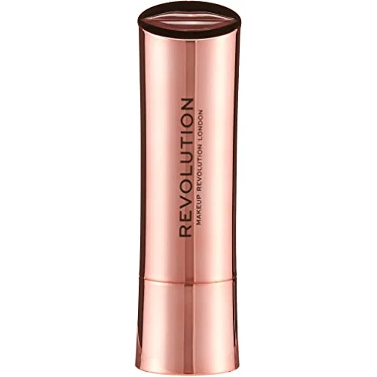 Revolution Satin Kiss Lipstick, Lippenstift 3,5 g in ROSE, intensive Farbgebung – Bild 2