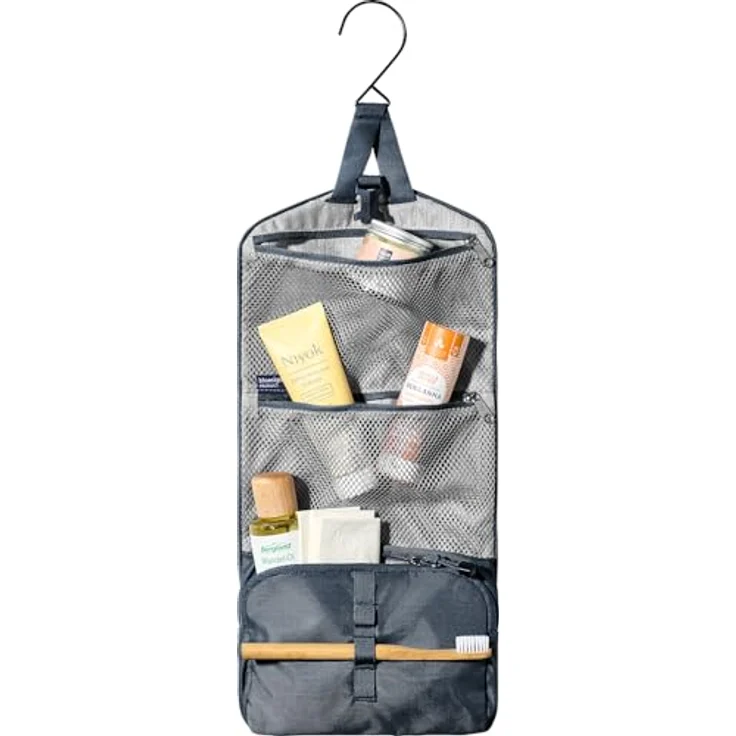 deuter Kulturbeutel WASH BAG I, 1-tlg. in schwarz, praktischer Reiseartikel für die persönliche Pflege – Bild 2