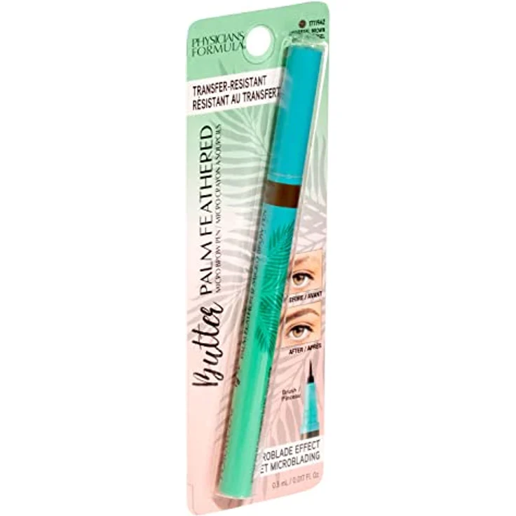 Physicians Formula Butter Palm Feathered Micro Brow Pen, Augenbrauenfarbe mit Keratin und Buttersorten, 0,5 ml – Bild 7