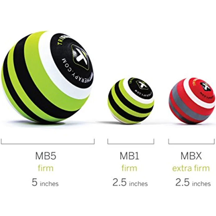 Trigger Point MB5 Massage Ball, 12,5 cm für Tiefenmassage mit EVA/Schaumgummi-Oberfläche, hygienisch und rutschfest – Bild 5