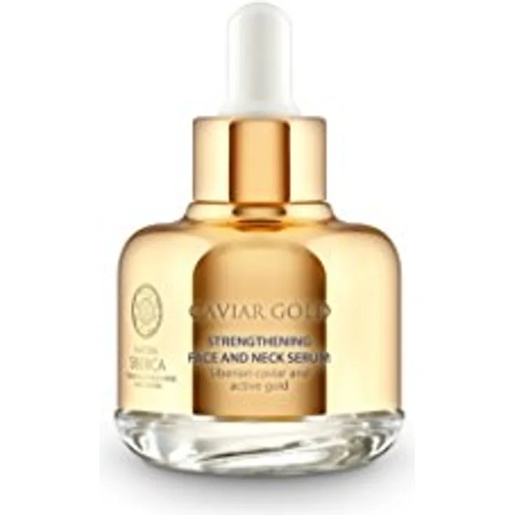 Natura Siberica Natura Siberica Caviar Gold Strengthening Face And Neck Serum Serum do twarzy i szyi wzmacniające 30 ml - Hochwertiges Gesichtsmasken Serum