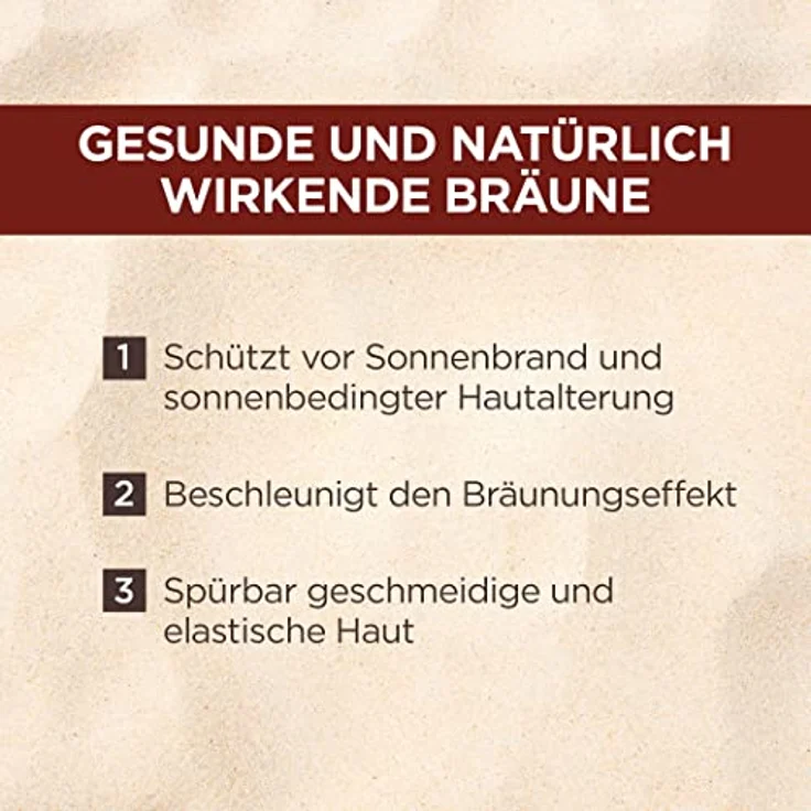 Garnier Sonnenöl mit LSF20, Feuchtigkeitsspendender Sonnenschutz und Bräunungsbeschleuniger, Ambre Solaire Ideal Bronze, 1 x 150 ml – Bild 4