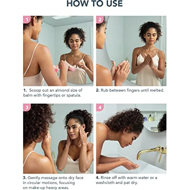 FOREO LUNA Cleansing Balm – Make-Up Entferner – Ölreiniger o. Wasser – Augen-Makeup-Entferner – Vegan – Mandelöl und Jojobaöl – Shea-Butter und Vitamin E - 75 ml – Bild 5