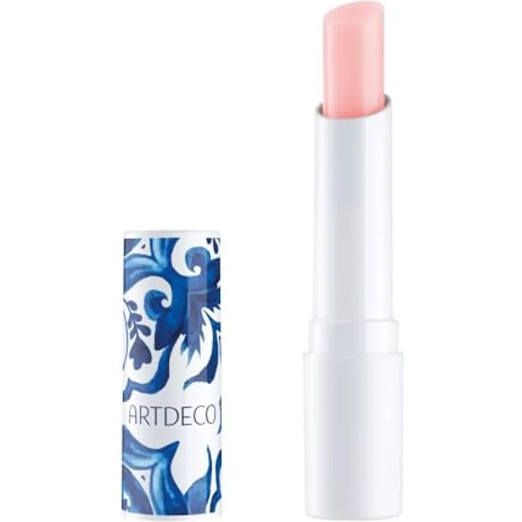 ARTDECO Color Booster Lip Balm - Limited Edition - Pflegender Lippenbalsam mit selbstverfärbenden Pigmenten und Azulejos-Keramik-Design - 1 x 3 g
