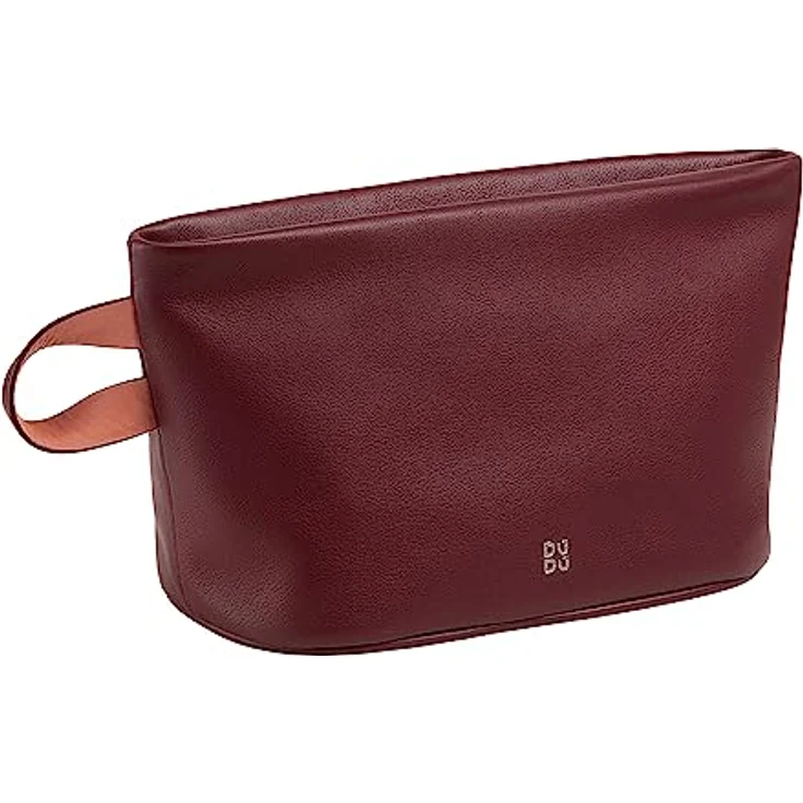 Dudu Fuerteventura Kosmetiktasche Leder 28 cm, Rot, (5 l) – Bild 2