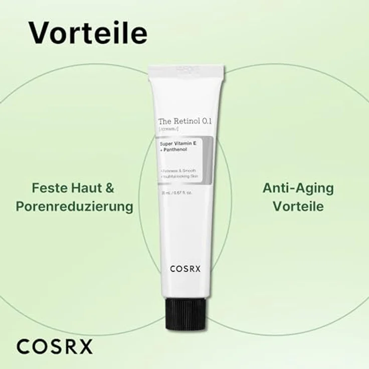 Cosrx Retinol 0.1 Gesichtscreme, feuchtigkeitsspendend und glättend, 20 ml – Bild 7