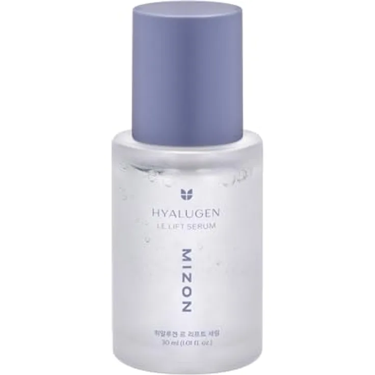 MIZON HYALUGEN LE LIFT SERUM 30ml, Innovative Hyaluronsäure-Kollagen-Formel für straffe, hydratisierte Haut, verbessert Hautton und Textur, geeignet für empfindliche Haut