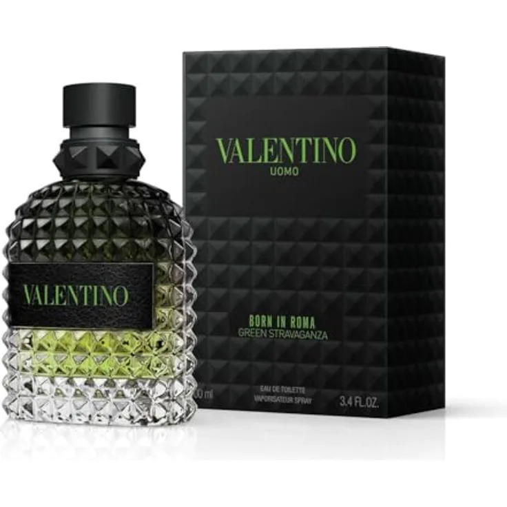 Valentino Born in Roma Green Uomo EDT 100ML, Intensiver Herrenduft von Valentino